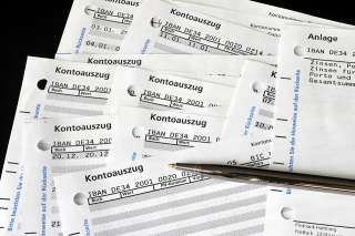 Foto: Kontoauszüge