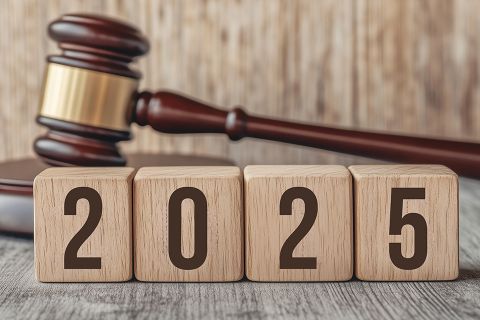 Foto: Richterhammer und Aufschrift 2025